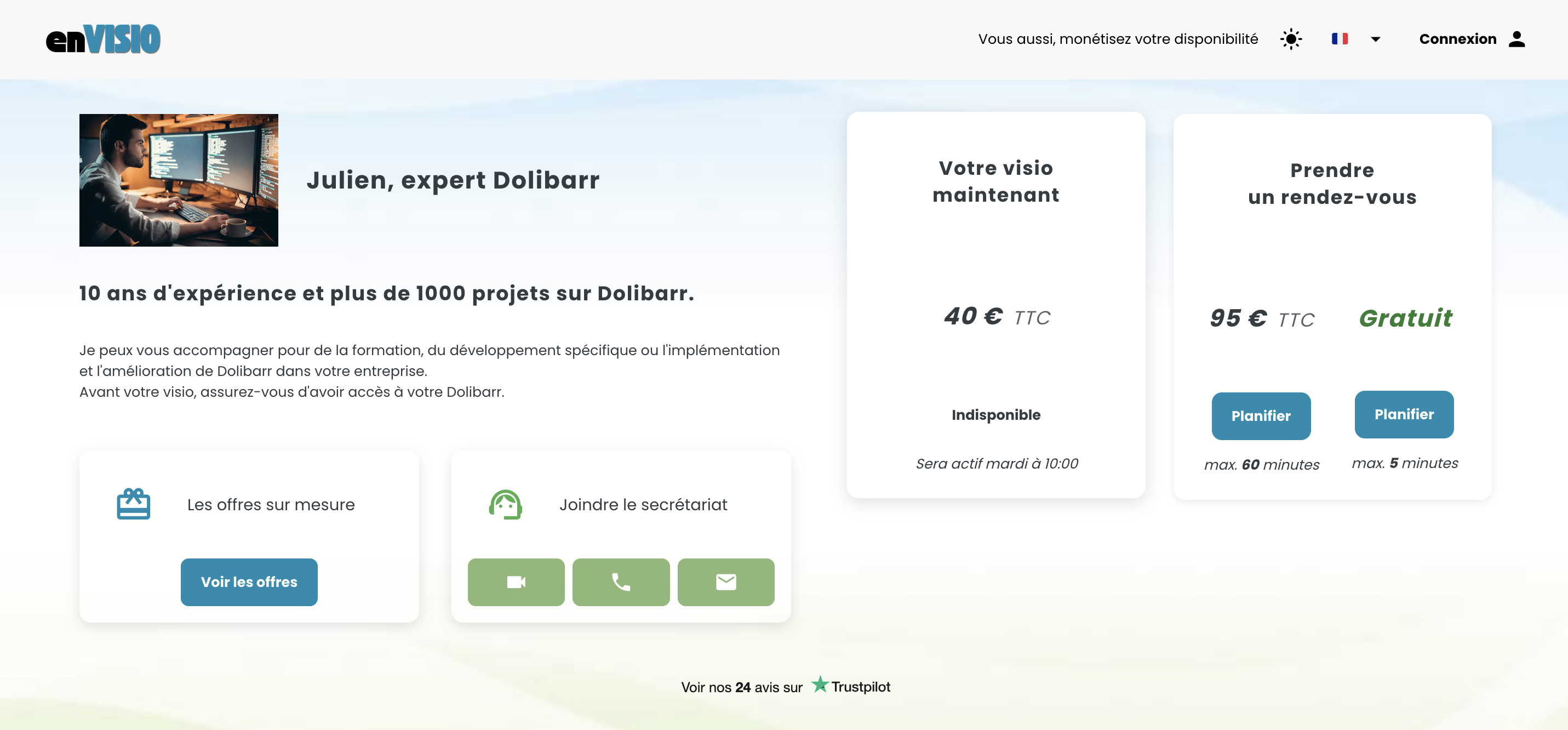 Exemple d'utilisation par My.Doli.Bar